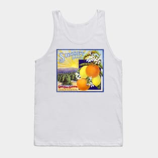 Sunset Brand crate label, circa 1930s Tank Top